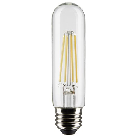 Satco 8-Watt T10 LED - Clear - Medium Base - 2700K - 800 Lumens - 120 Volts, 2PK S21865